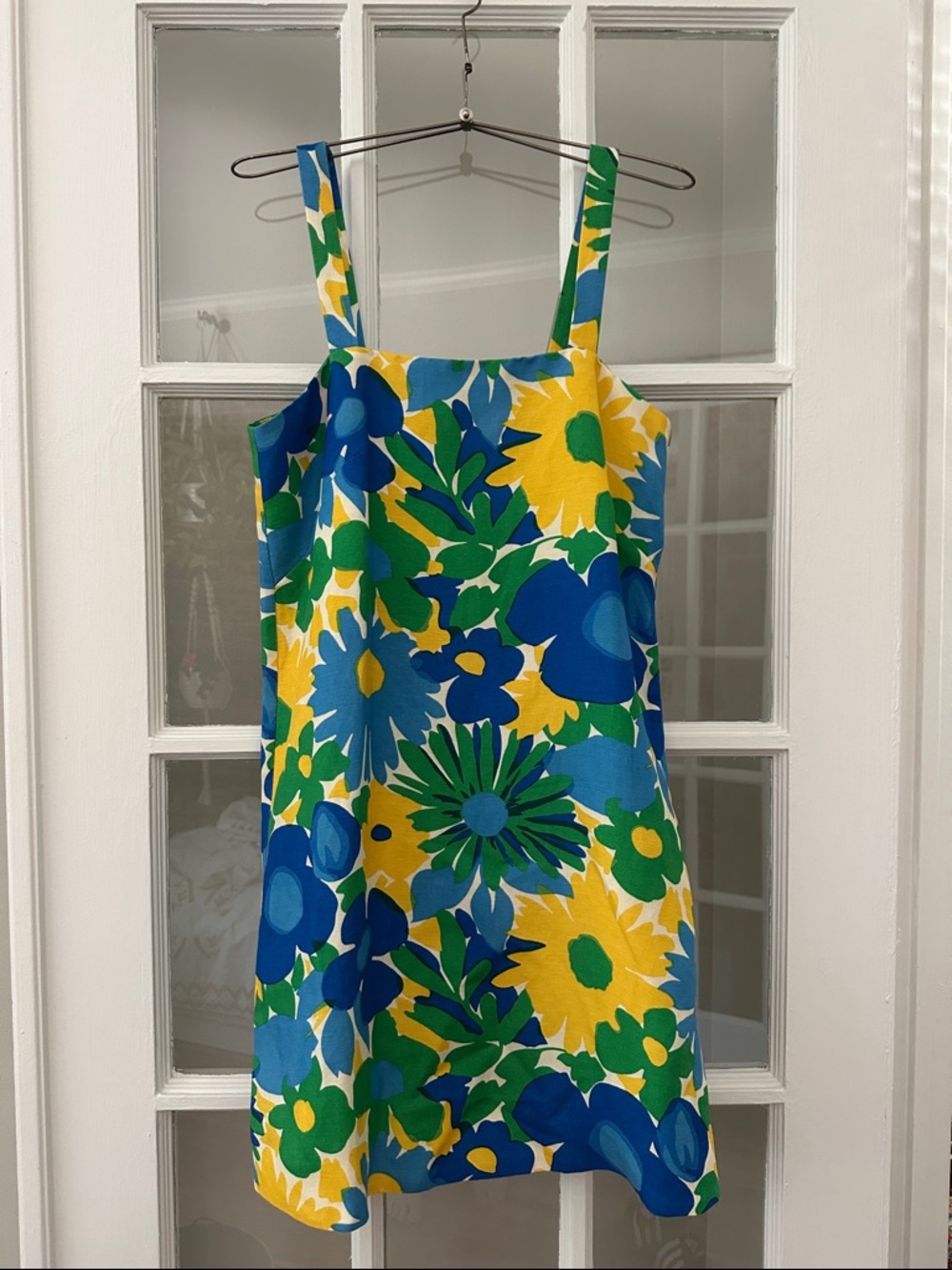 J. Crew Bright Linen Dress